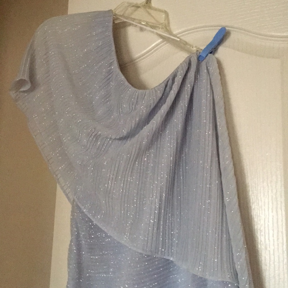 Light blue prom dress